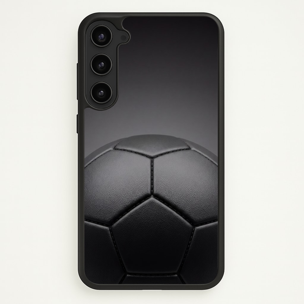 Black Football Phone Case