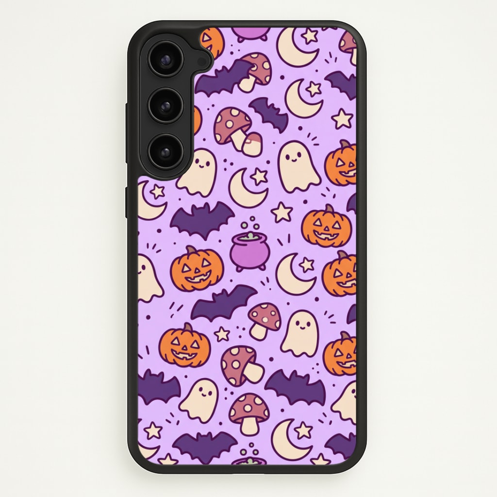 Lilac Witchy Doodles Phone Case