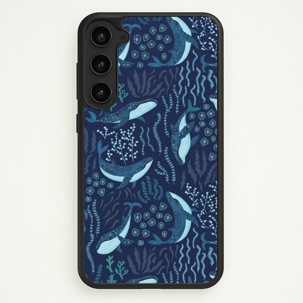 Midnight Whale Reef Phone Case