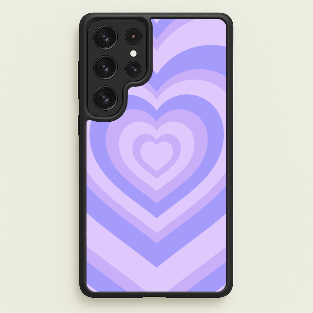 Purple - Colourful Hearts Phone Case
