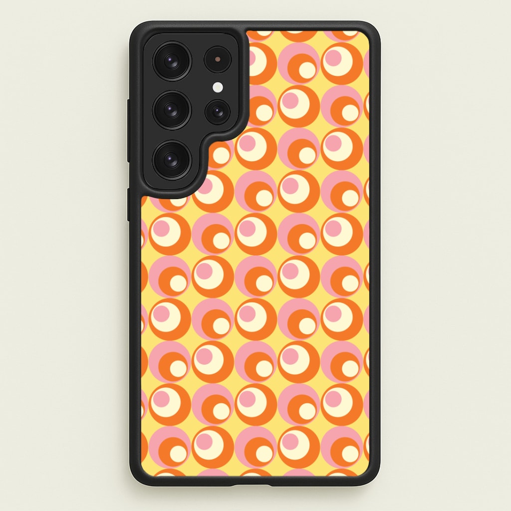 Colourful Circles Retro Pattern Phone Case