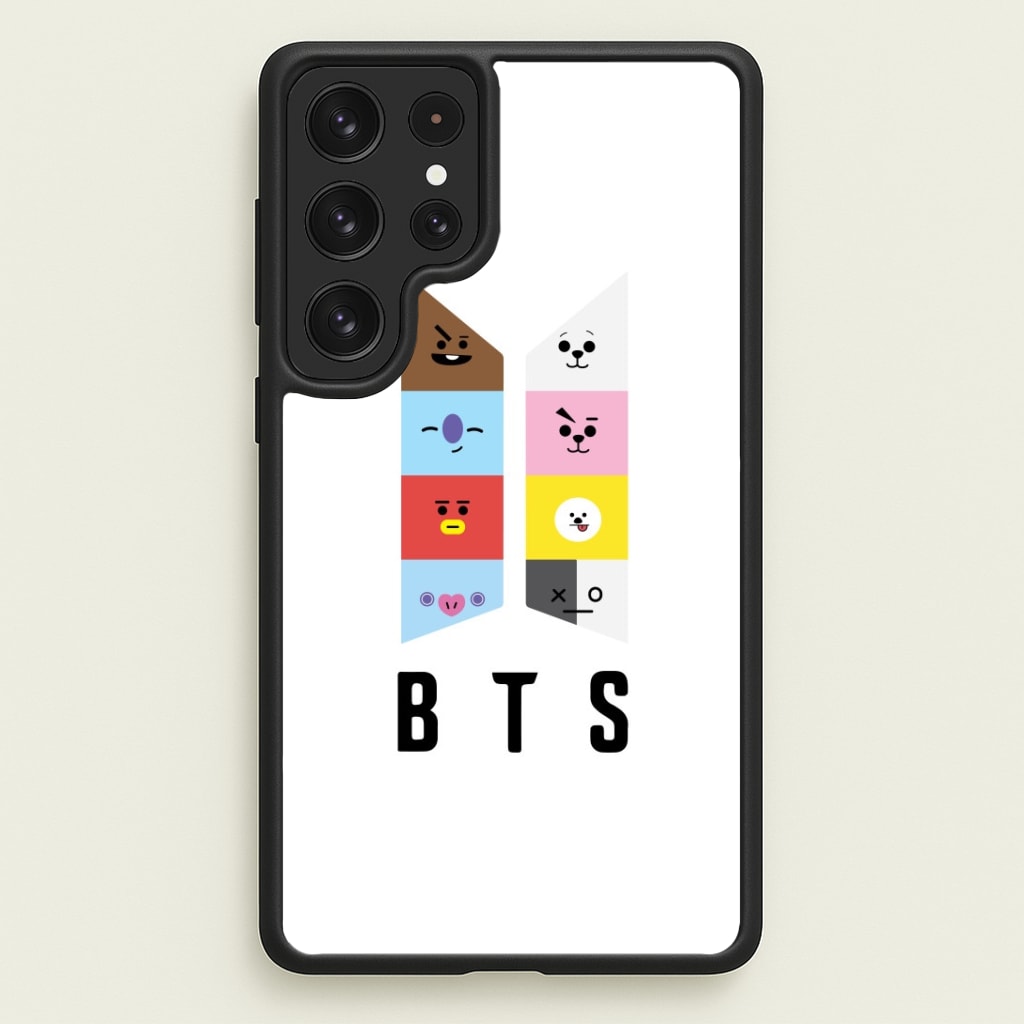 BT21 K-Pop Band Logo Phone Case