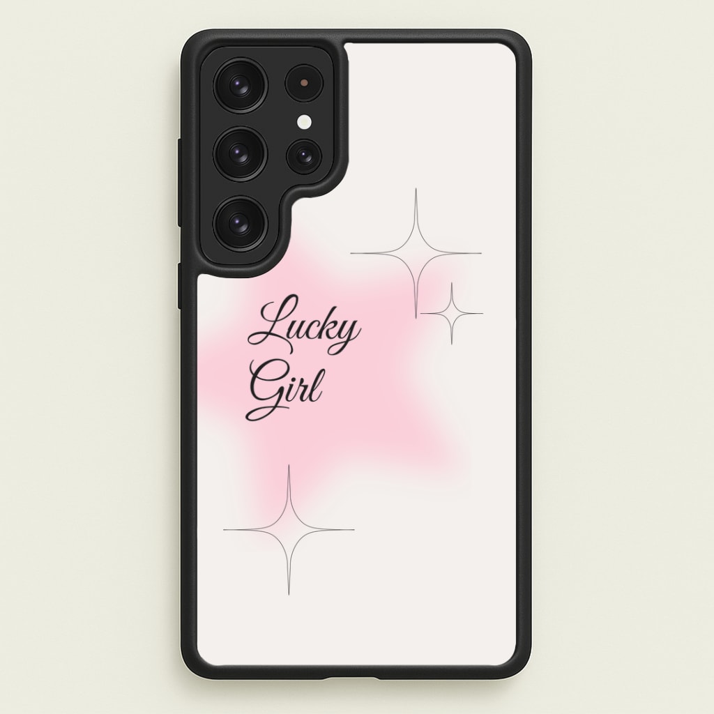 Lucky Girl - Clean Girl Aesthetic Phone Case