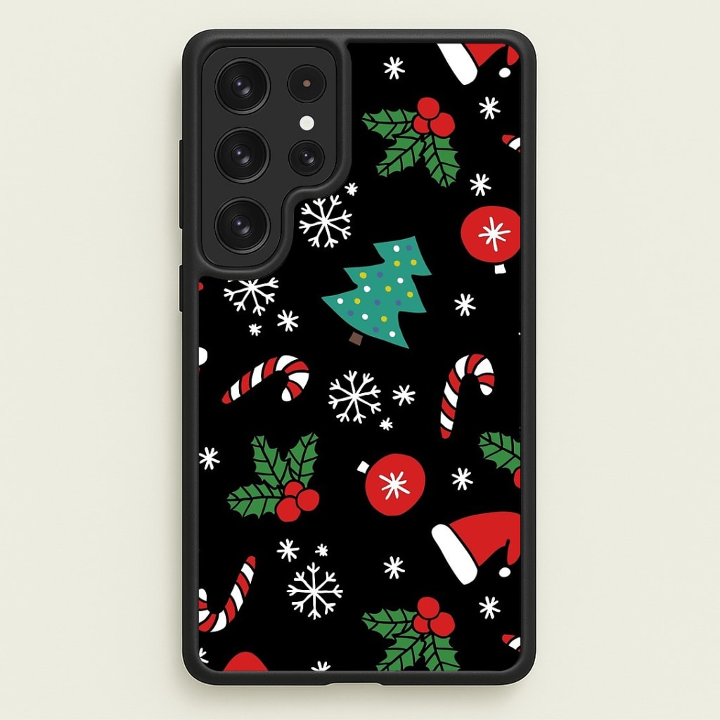 Christmas Objects Pattern Phone Case