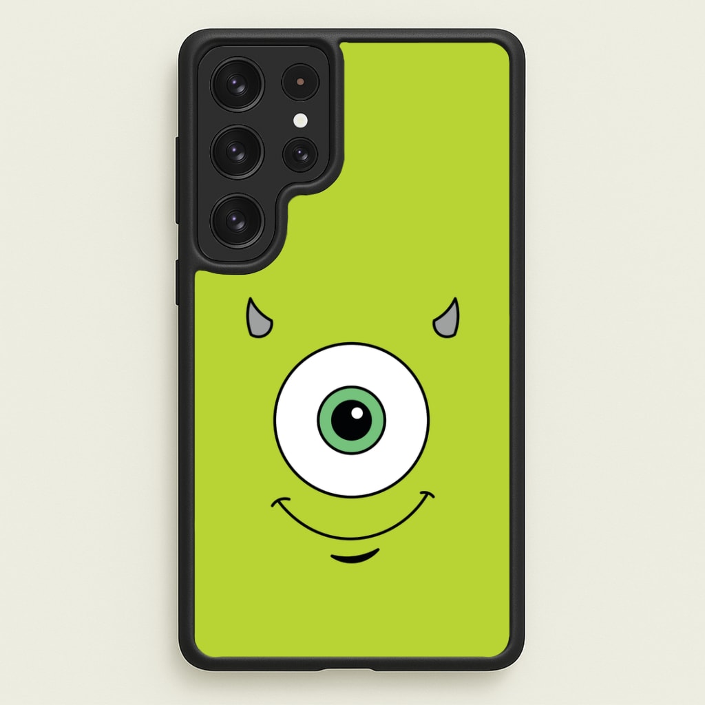 Green Monster Face Phone Case