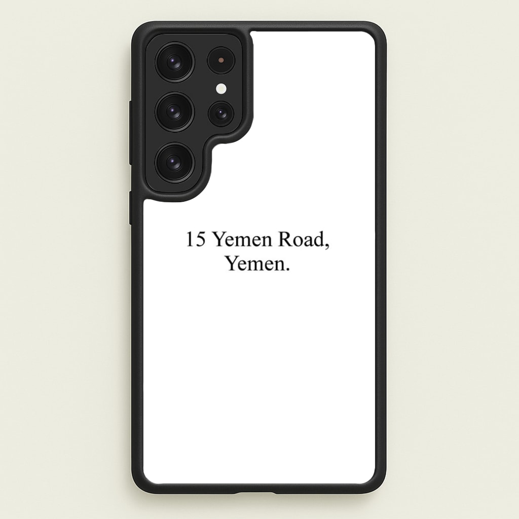 15 Yemen Road, Yemen Phone Case