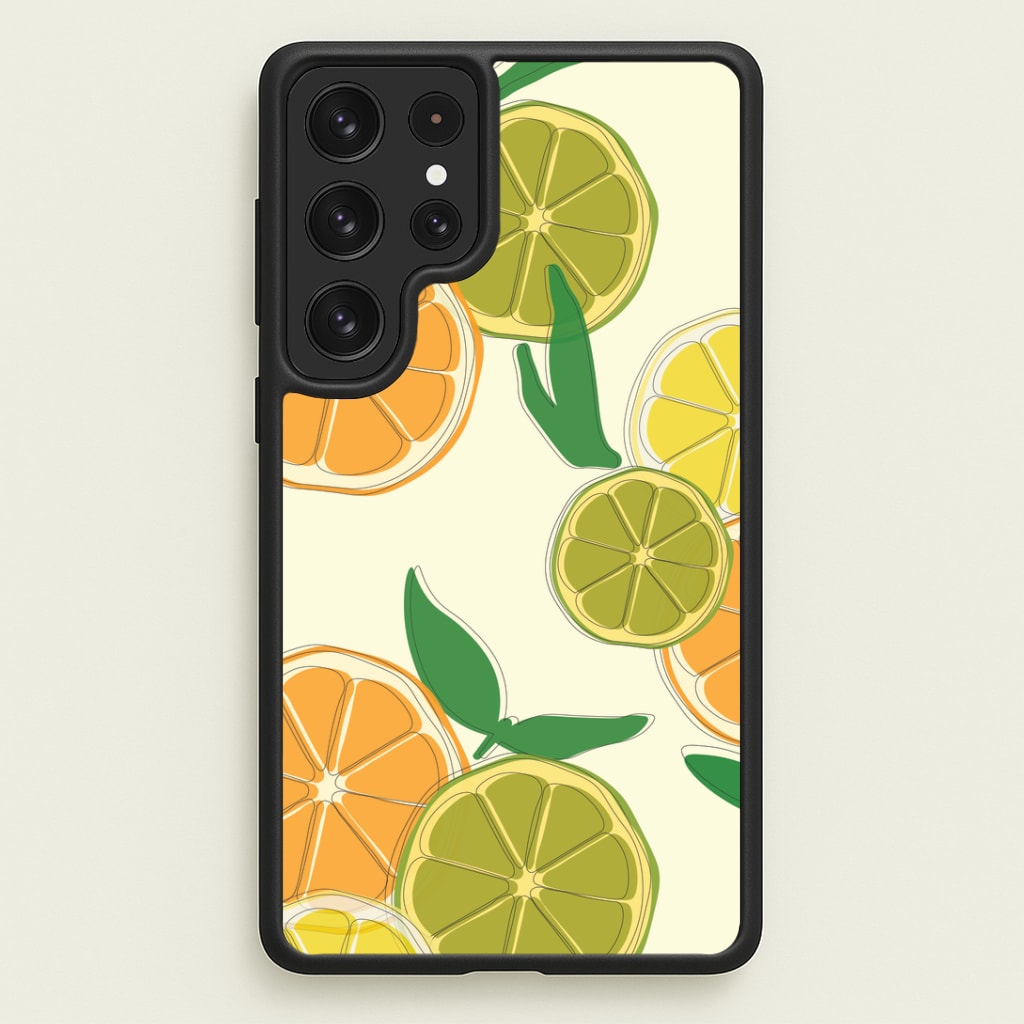 Oranges, Leomns And Limes - Fruit Patterns Phone Case
