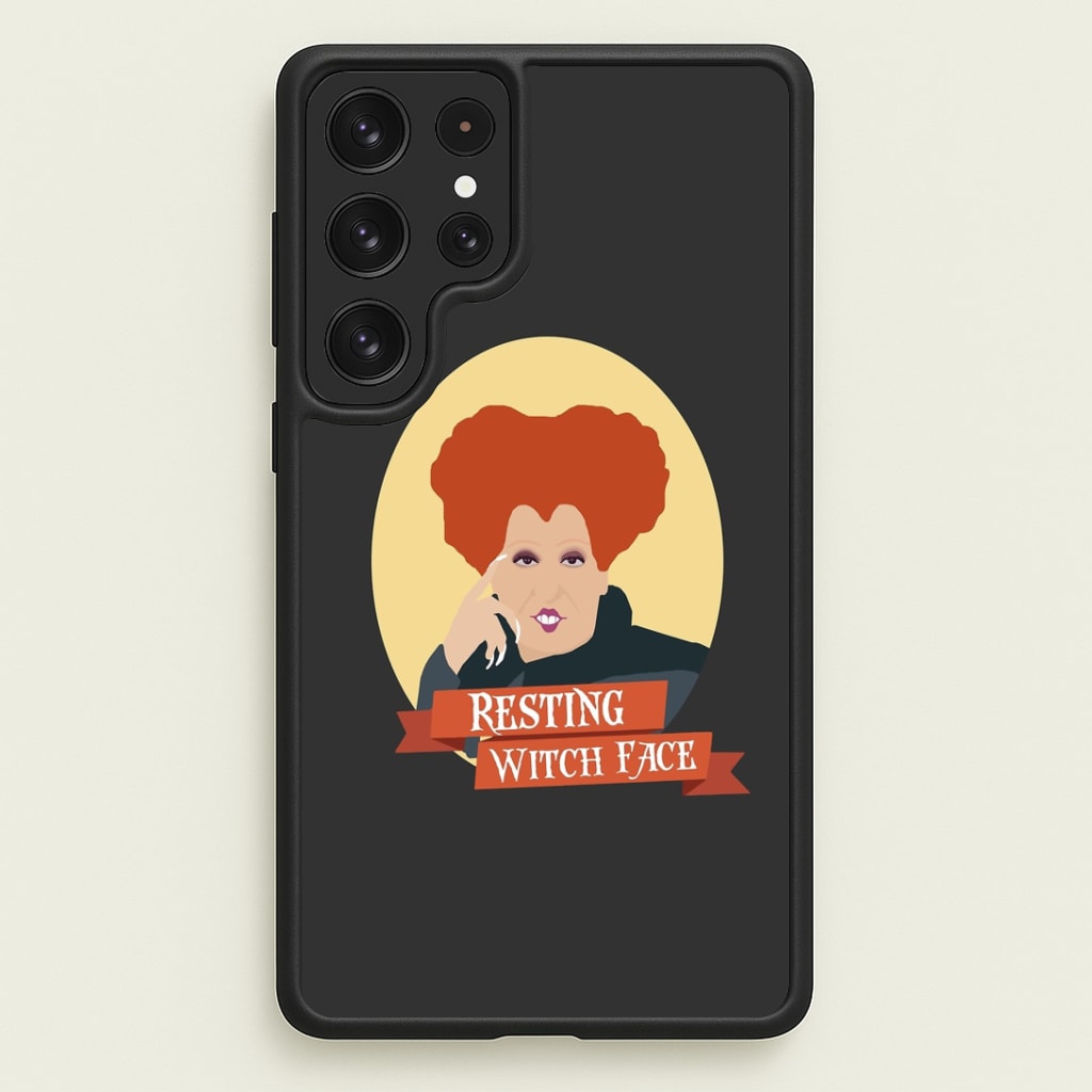 Resting Witch Face - Hocus Halloween Phone Case