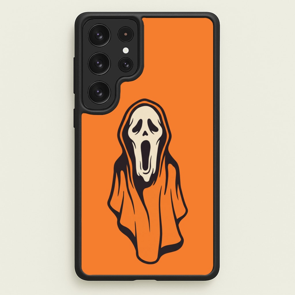 Orange Scream Phone Case