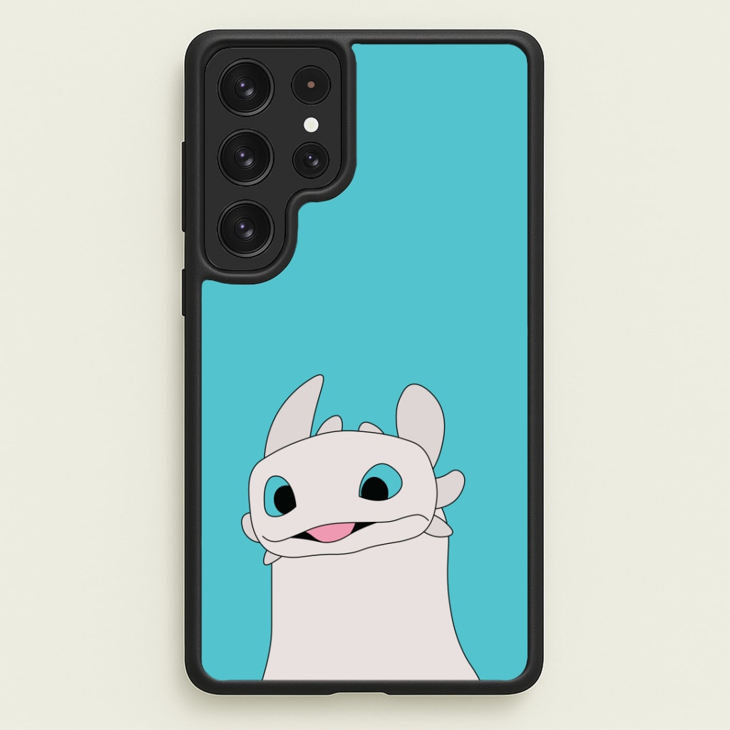 White Fury Dragon Phone Case