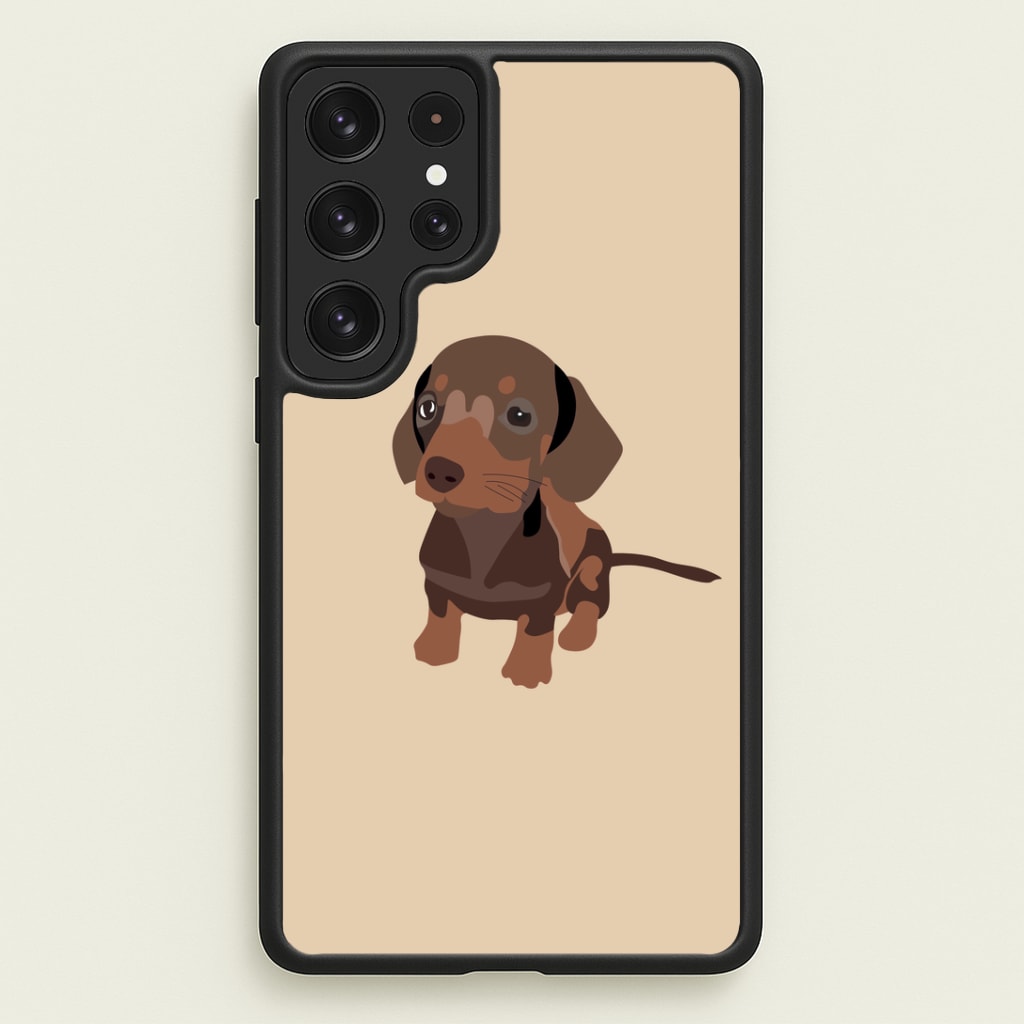 Brown - Dachshunds Phone Case