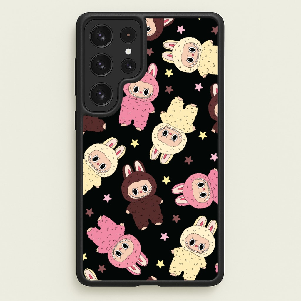 Cute Monsters And Stars Pattern Phone Case
