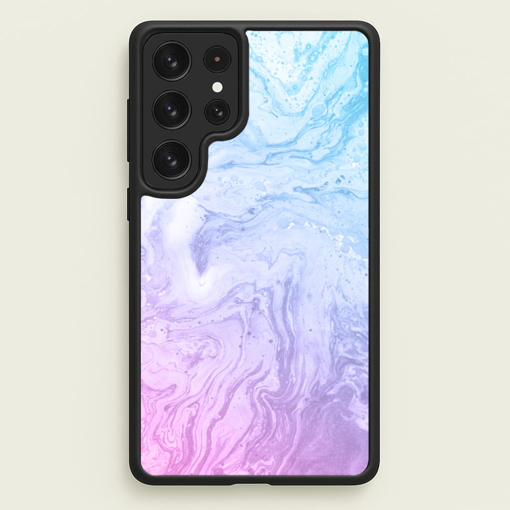 Purple Marble Phone Case - Galaxy S23 Ultra / Standard