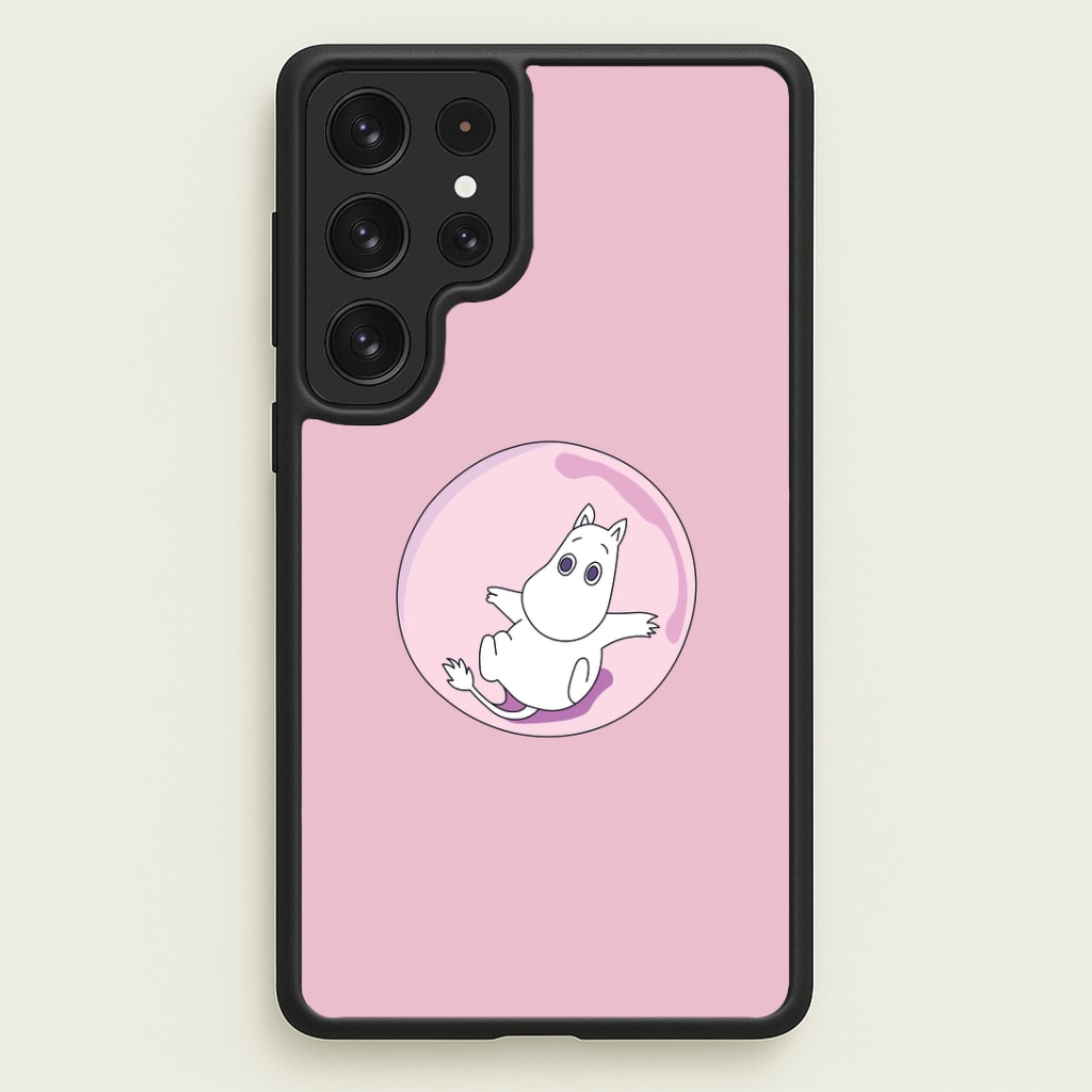 Moomin In A Pink Bubble Phone Case
