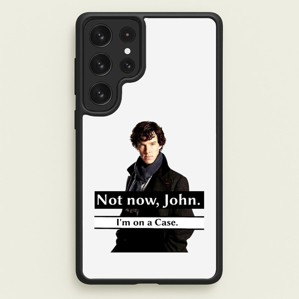I'm on a Case Holmes Pun Phone Case