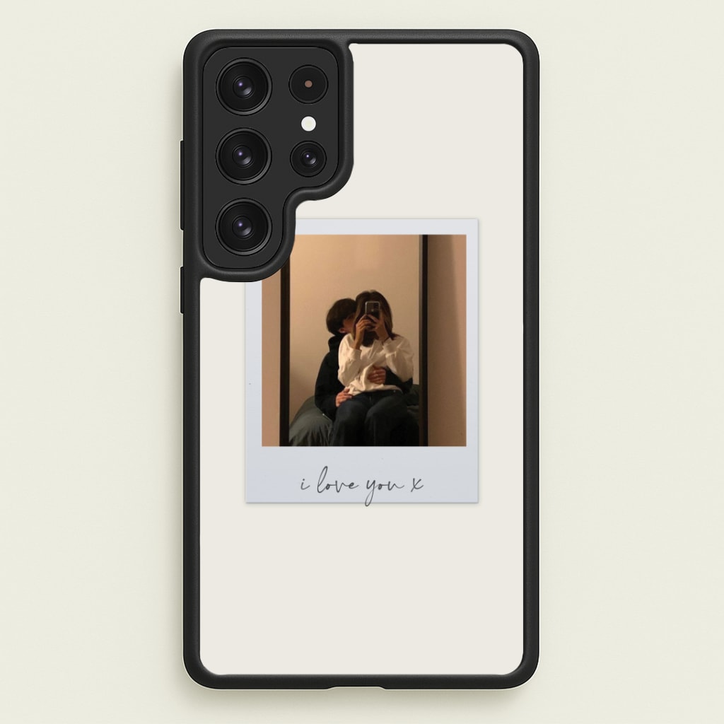 I Love You Polaroid - Personalised Couples Phone Case - Galaxy S23 Ultra / Standard