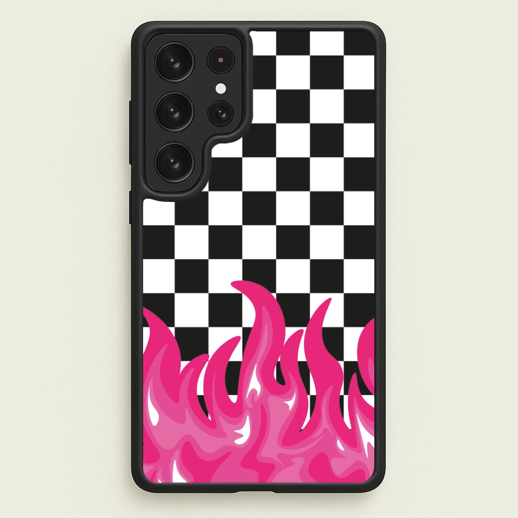 Pink Flame - Skate Aesthetic Phone Case