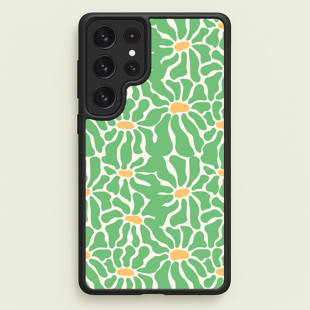 Green Flowers - Summer Phone Case