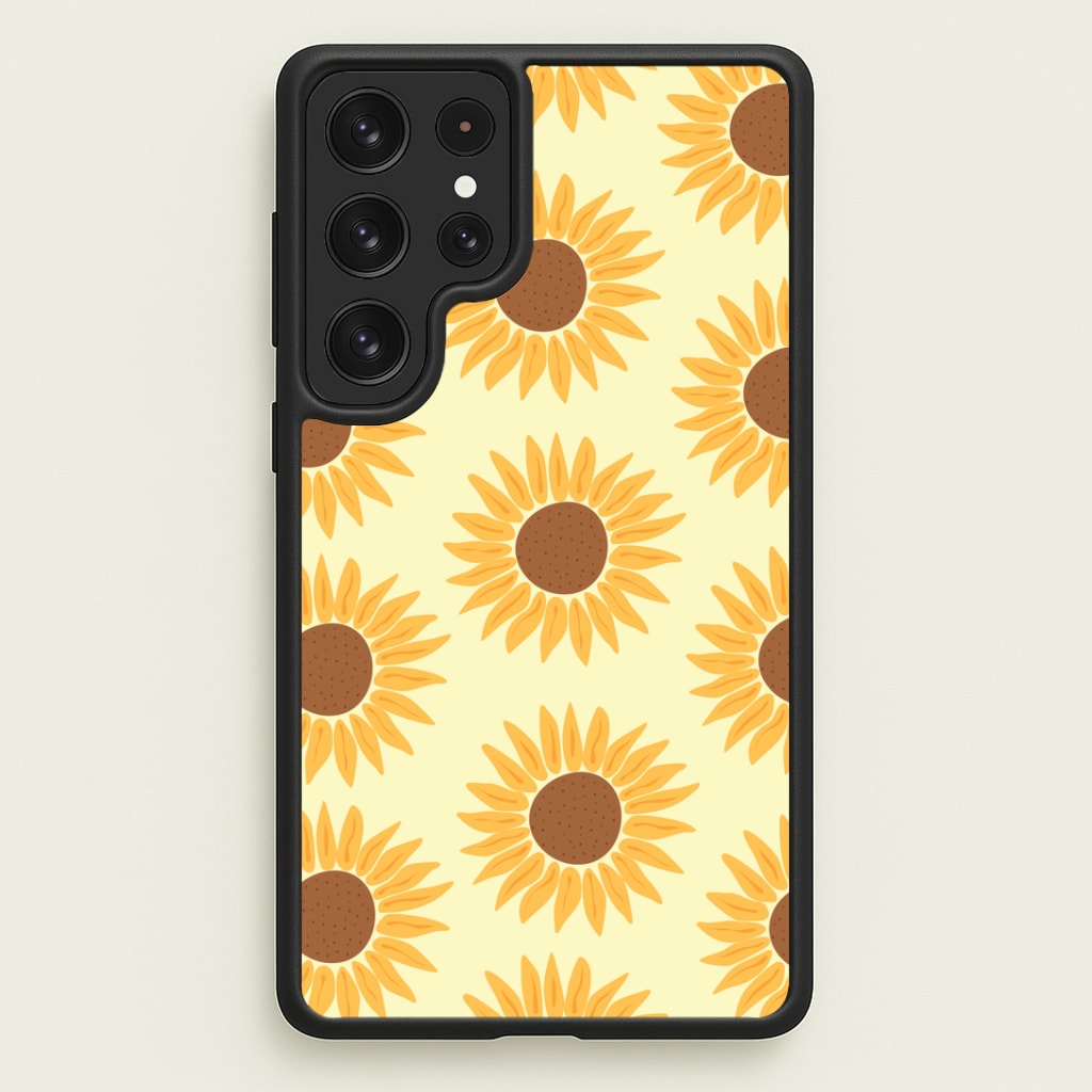 Sunflowers Abstract Pattern Phone Case