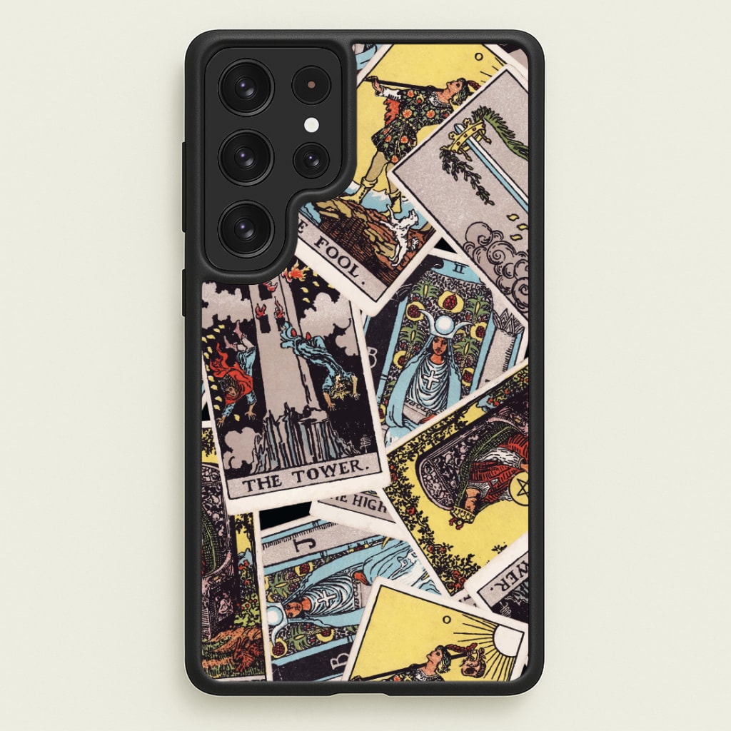 Tarot Cards Collage Pattern Phone Case