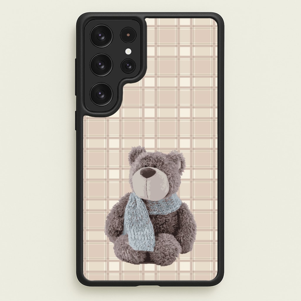 Tartan Teddy Bear Phone Case