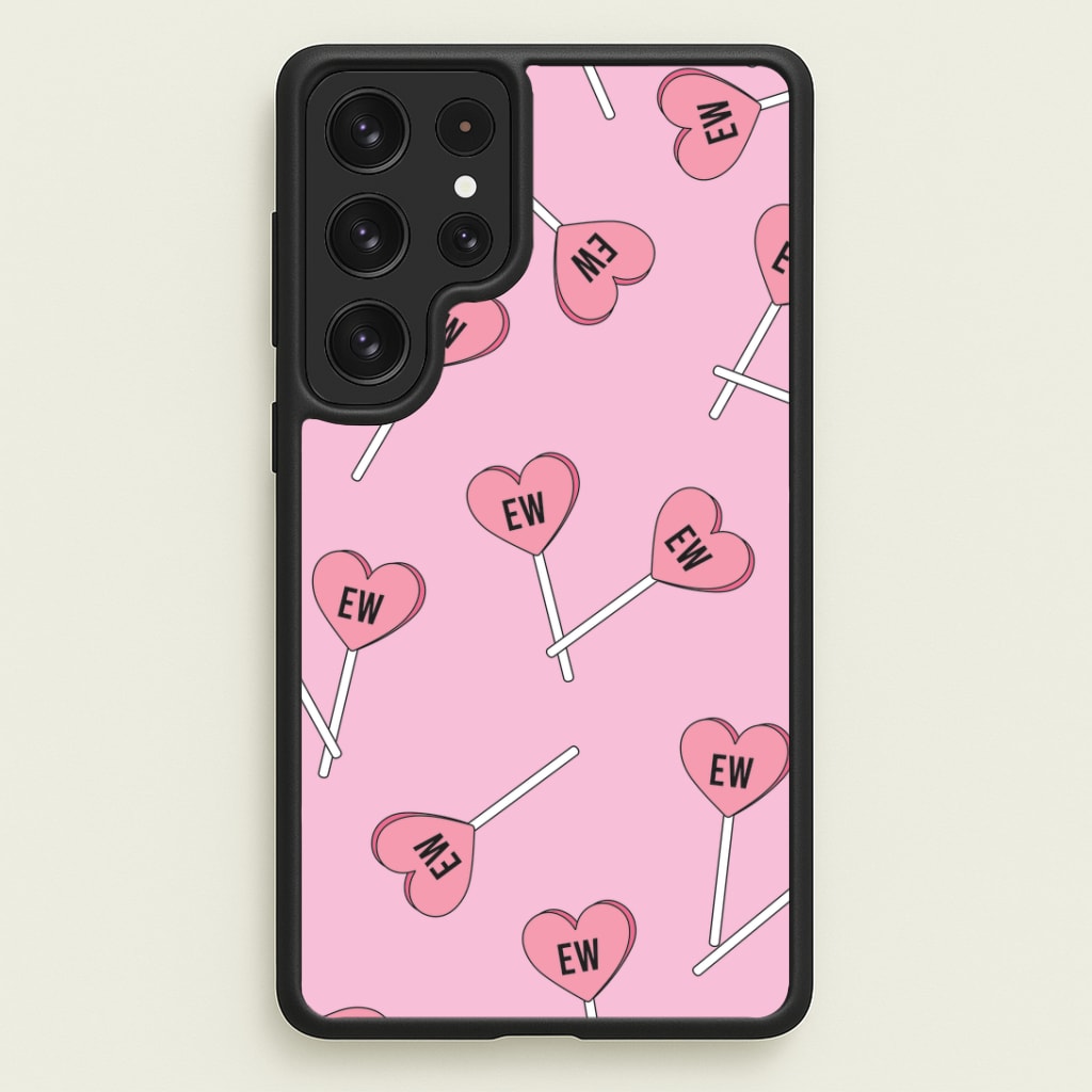 Ew Love Heart Lolipops Pattern Phone Case