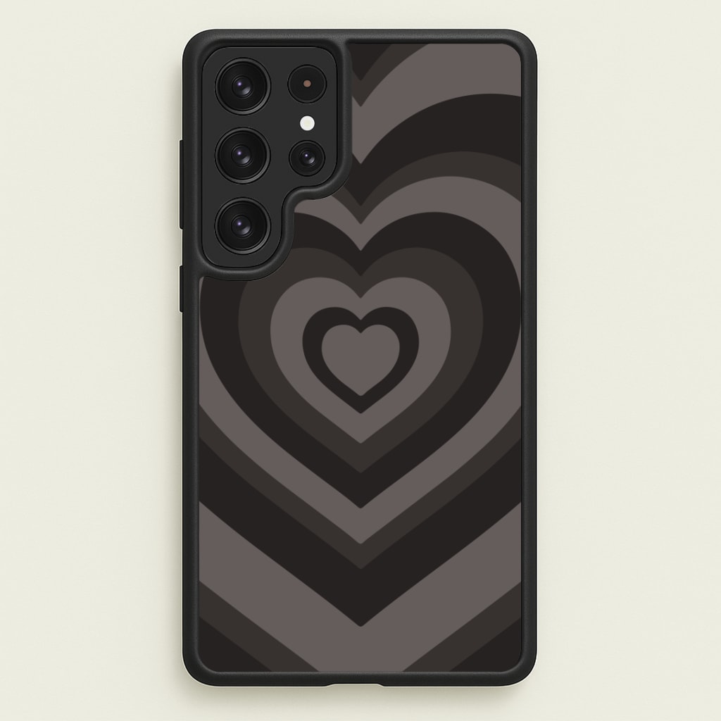 Abstract Black Heart Phone Case