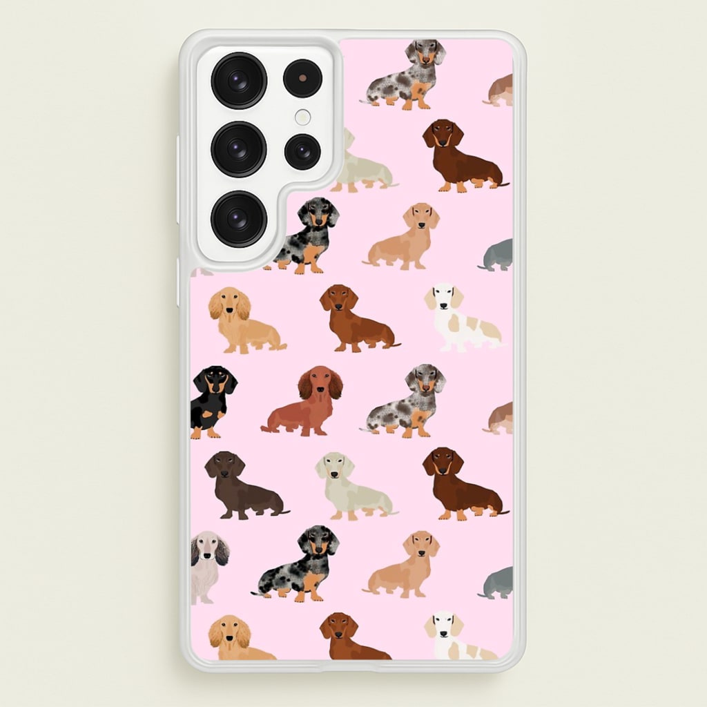 Dachshund Breed Pattern Phone Case
