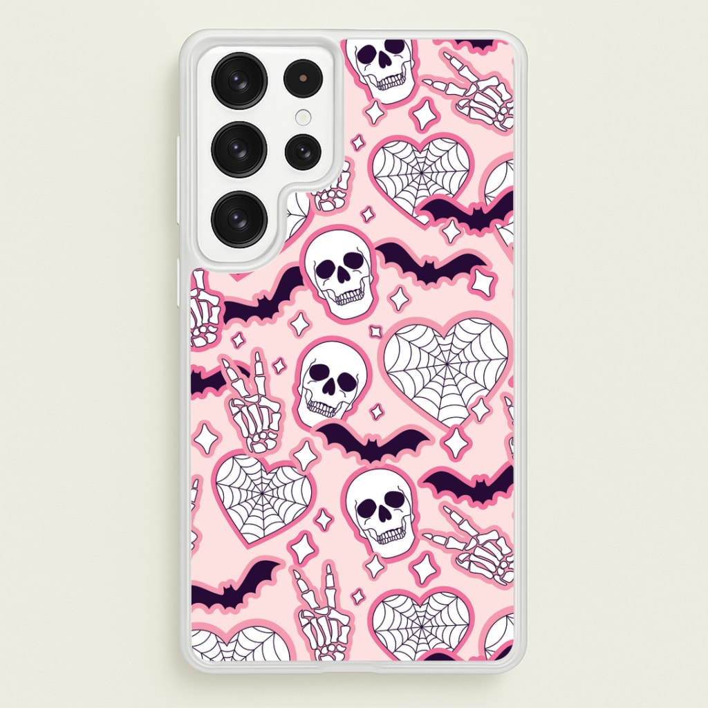 Cute Halloween Stickers Pattern Phone Case