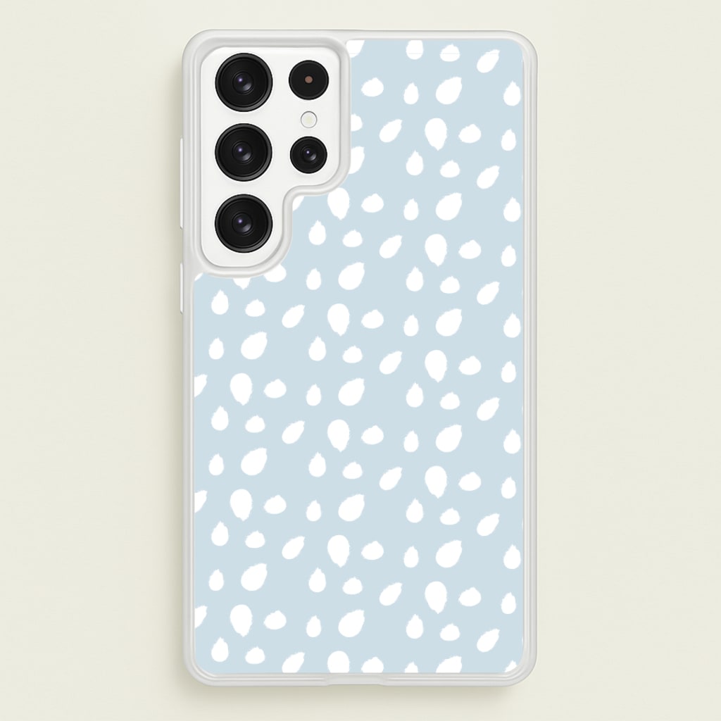 Pastel Blue Dots Phone Case