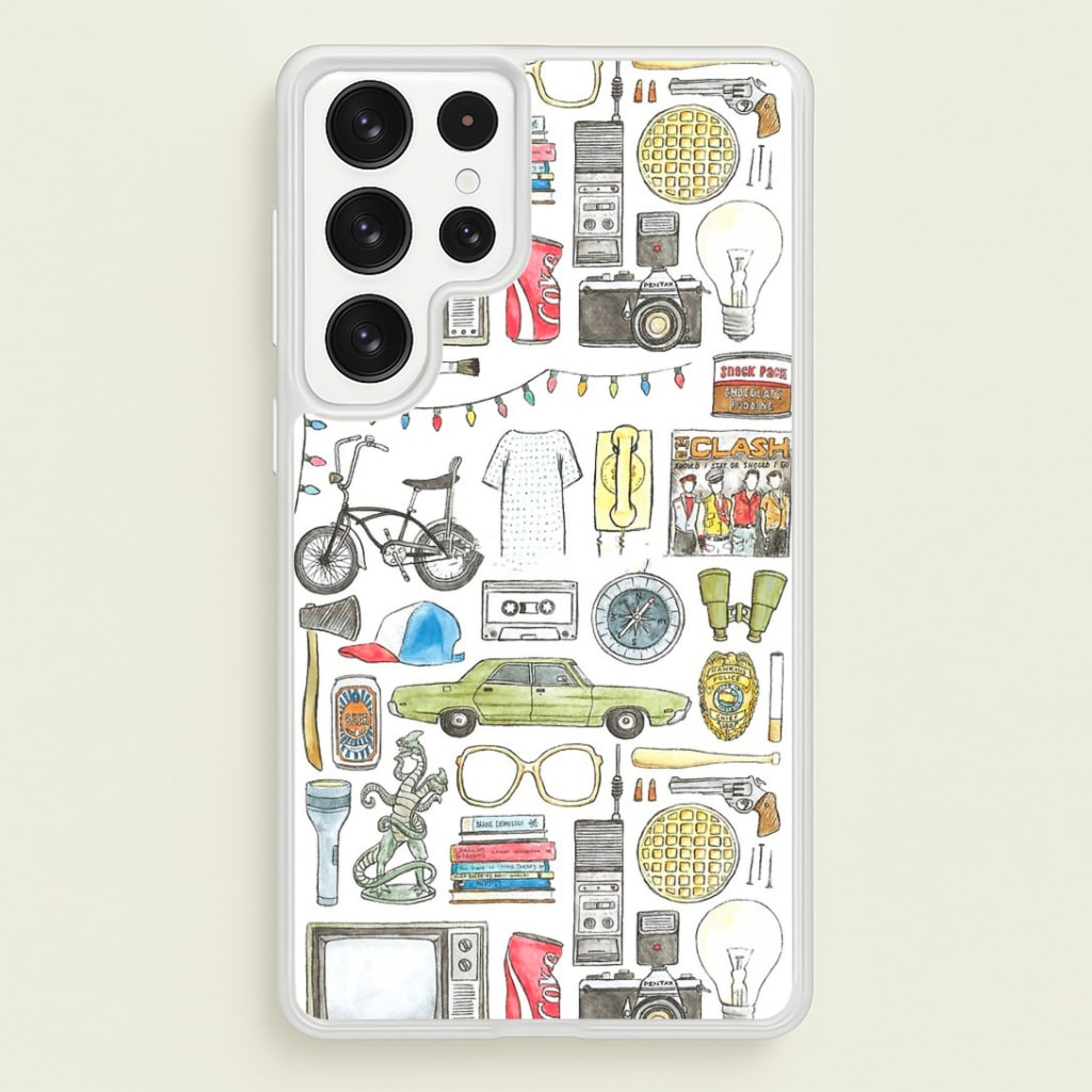 Stranger Objects Illustration Phone Case