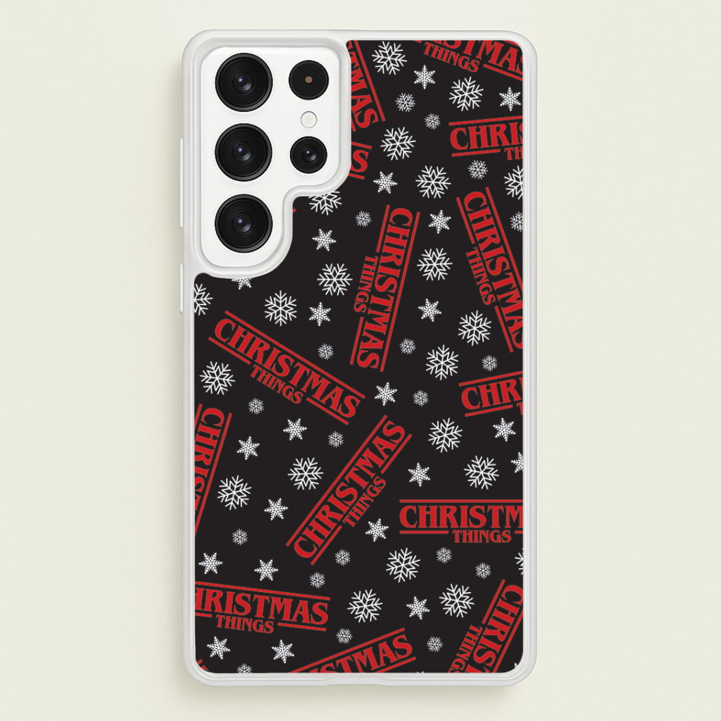 Christmas Things Snowflake Pattern Phone Case
