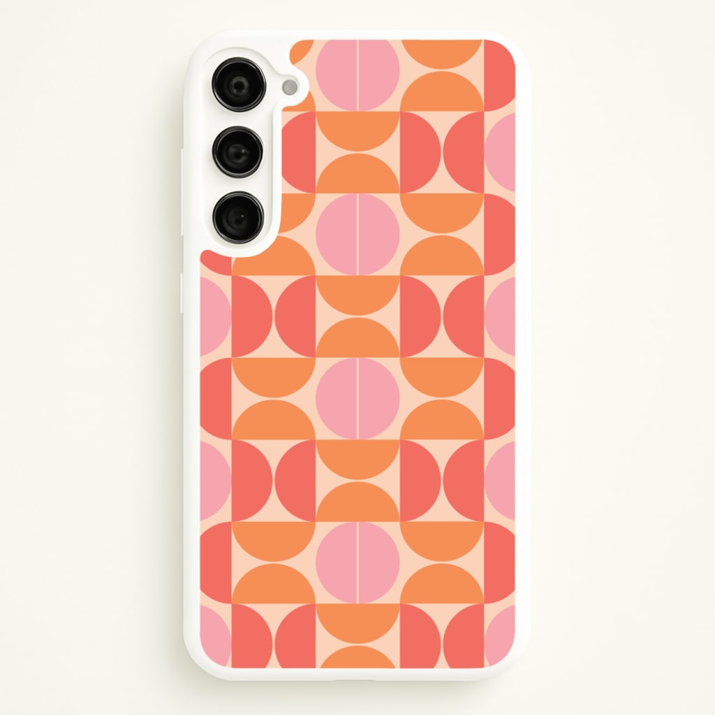 Retro Semi Circles Pattern Phone Case