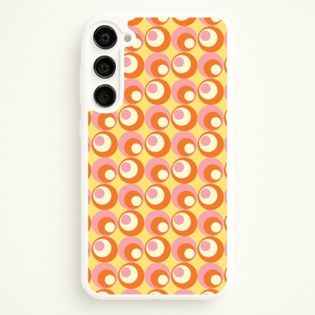 Colourful Circles Retro Pattern Phone Case