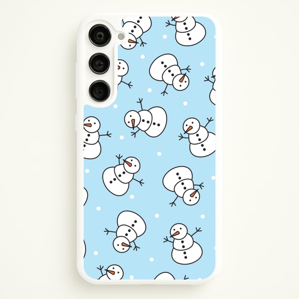 Cartoon Snowmen Pattern Phone Case
