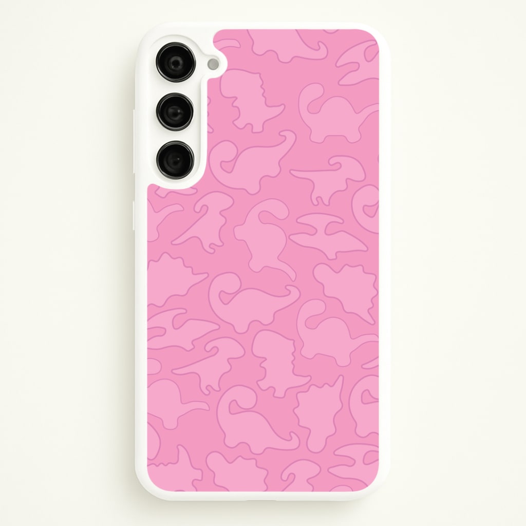 Pink Pattern - Dinosaurs Phone Case