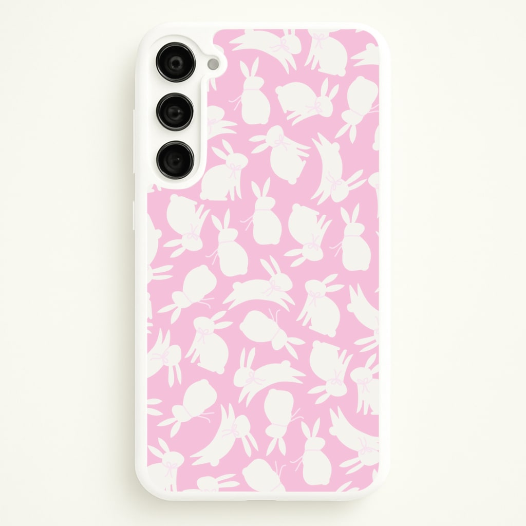 Bunnies And Bows - Easter Patterns Phone Case
