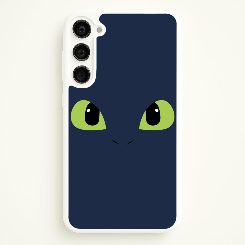 Black Fury Dragon Face Phone Case