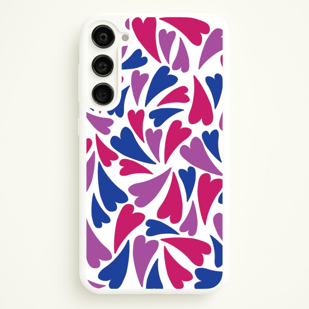 Bisexual Hearts - Pride Phone Case