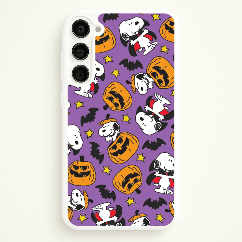 Cartoon Beagle Halloween Pattern Phone Case