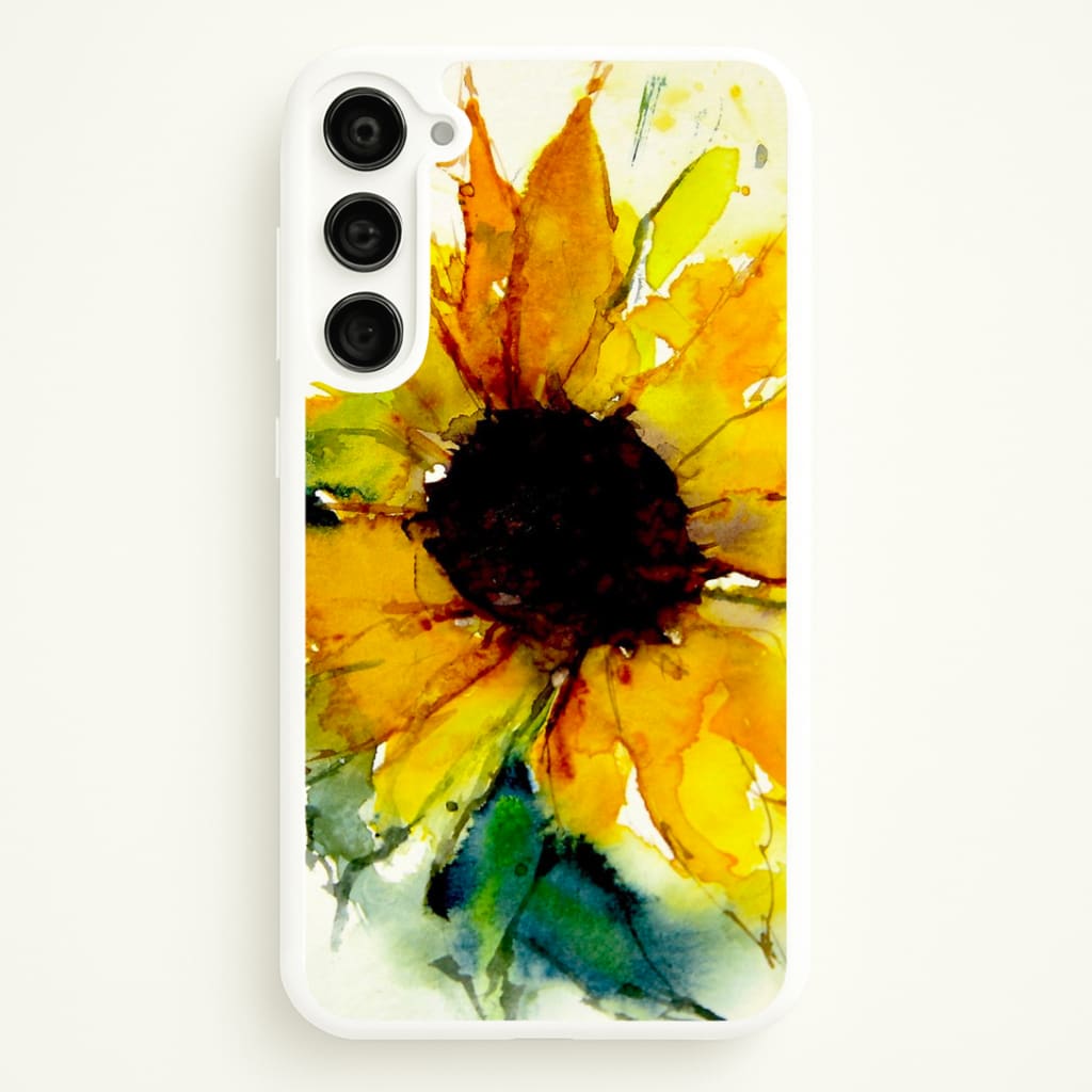 Watercolour Sunflower Phone Case