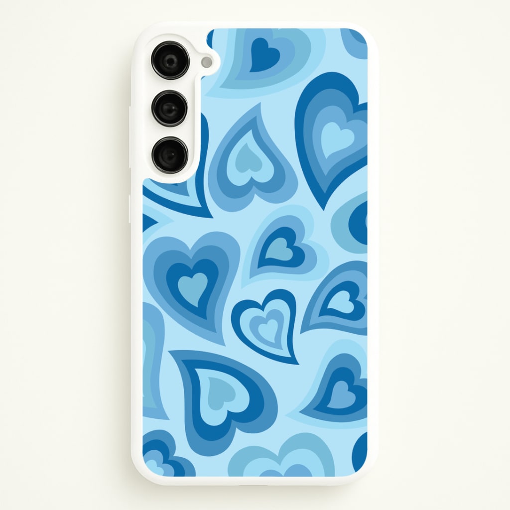 Blue Hearts - Trippy Patterns Phone Case