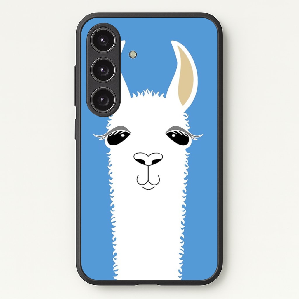 Llama Portrait Phone Case - Galaxy S24 Plus / Standard