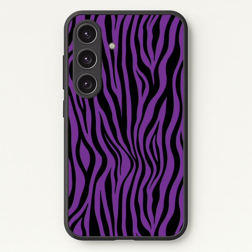Purple Zebra - Animal Patterns Phone Case - Galaxy S24 Plus / Standard