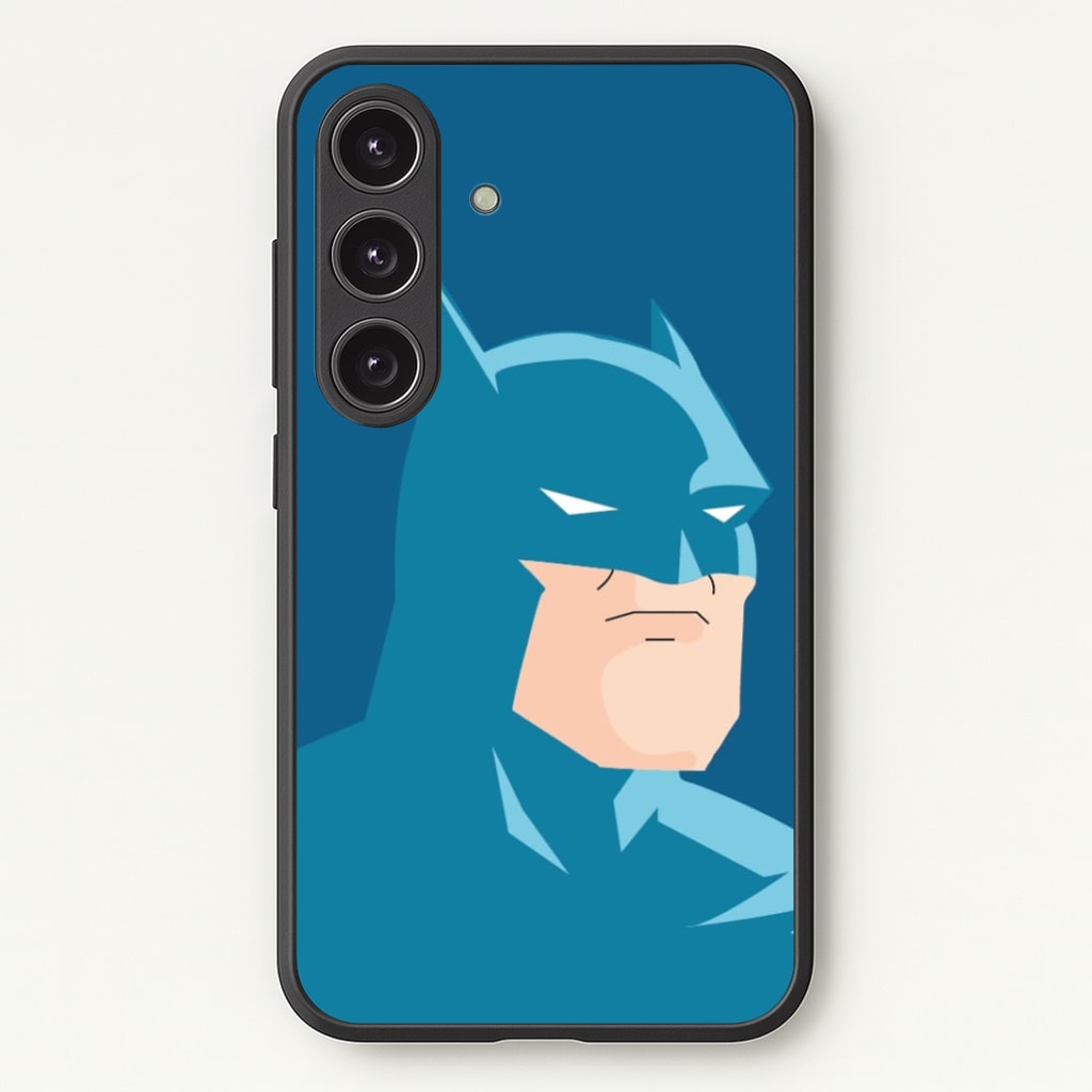 Blue Bat Superhero Phone Case - Galaxy S24 Plus / Standard