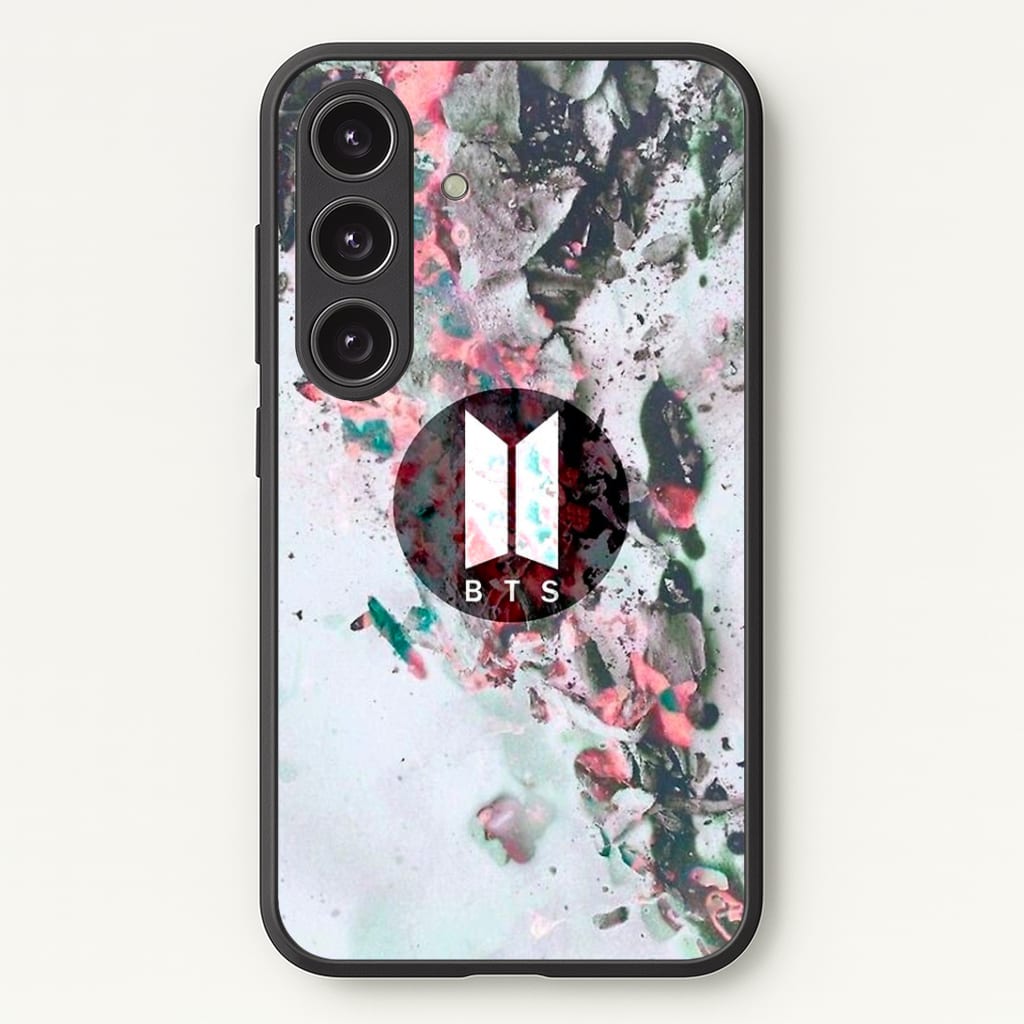 K-Pop Band Marble Logo Phone Case - Galaxy S24 Plus / Standard