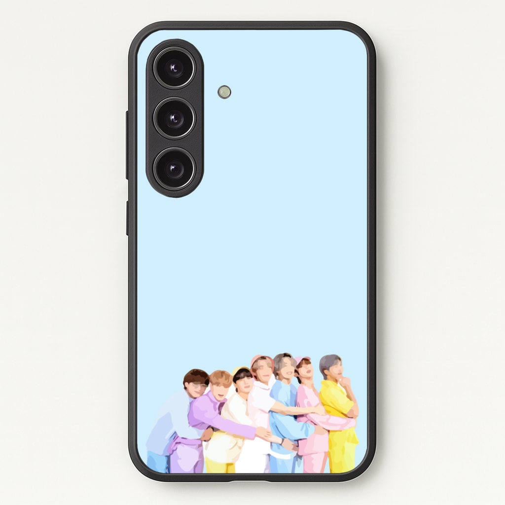 Colourful K-Pop Band Band Phone Case - Galaxy S24 Plus / Standard