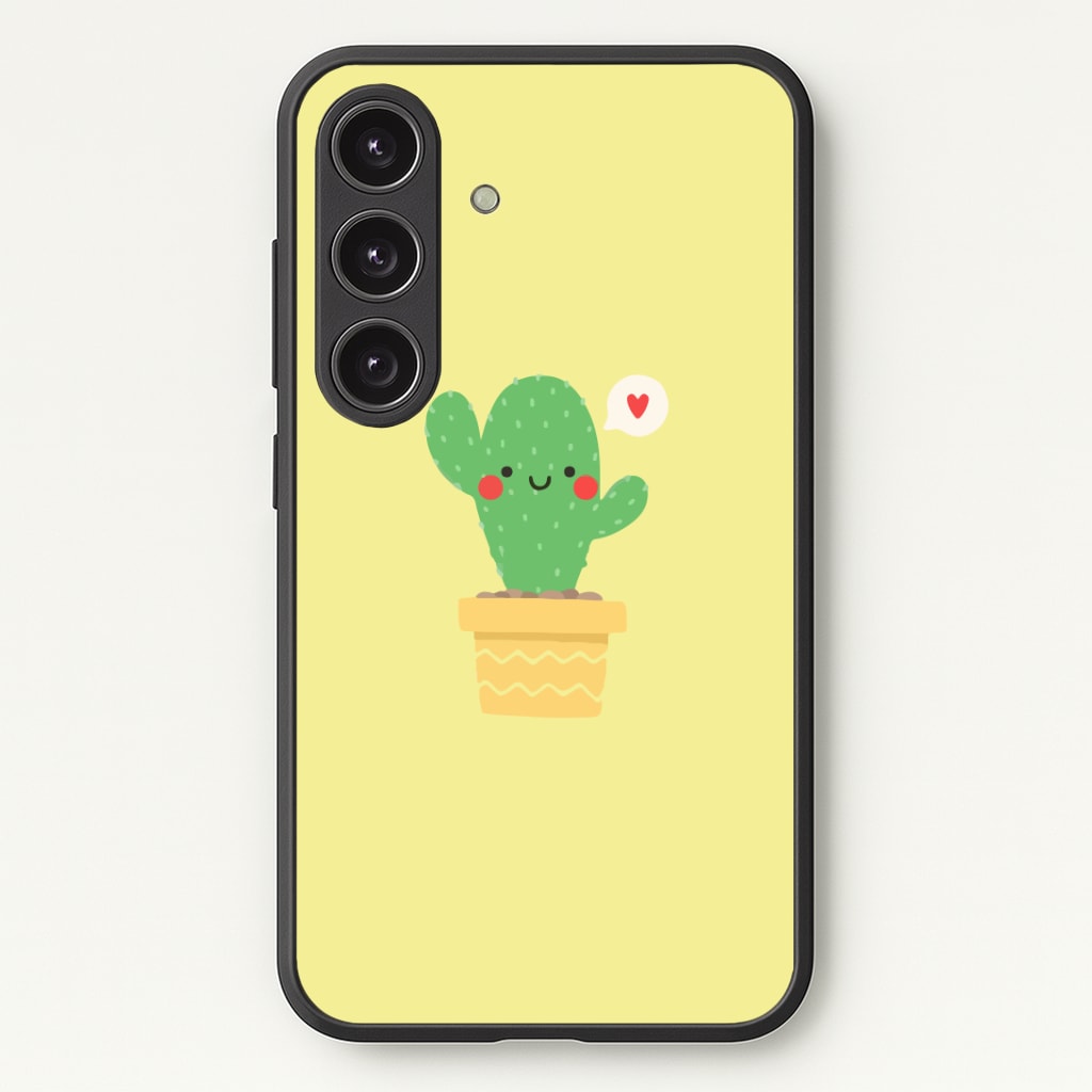 Cute Cactus Phone Case - Galaxy S24 Plus / Standard
