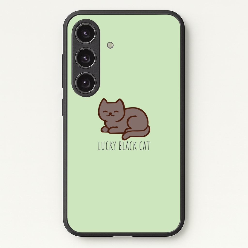 Lucky Black Cat - Cats Phone Case - Galaxy S24 Plus / Standard