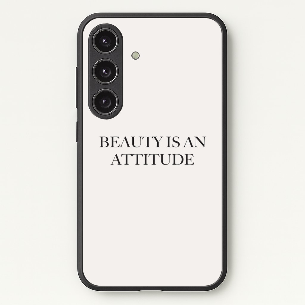 Beauty Is An Attitude - Clean Girl Aesthetic Phone Case - Galaxy S24 Plus / Standard